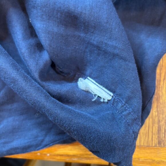 GAP Women’s 100% Linen Button-Down Shirt Size S Long Sleeve Lightweight Top - Picture 3 of 6